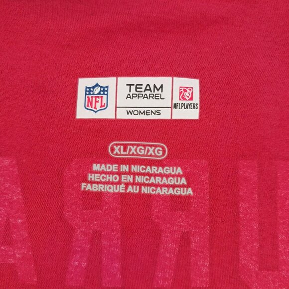 NFL Team Apparel Arizona Cardinals Kyler Murray #1 Womens Size XL Red T Shirt - Picture 2 of 6
